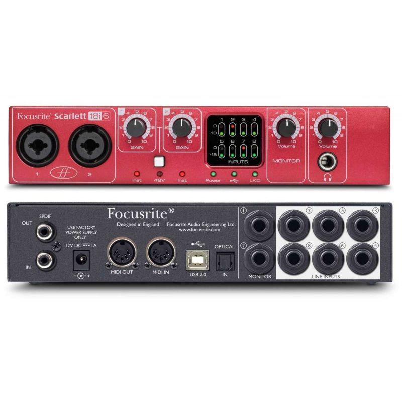 Звуковая карта focusrite scarlett